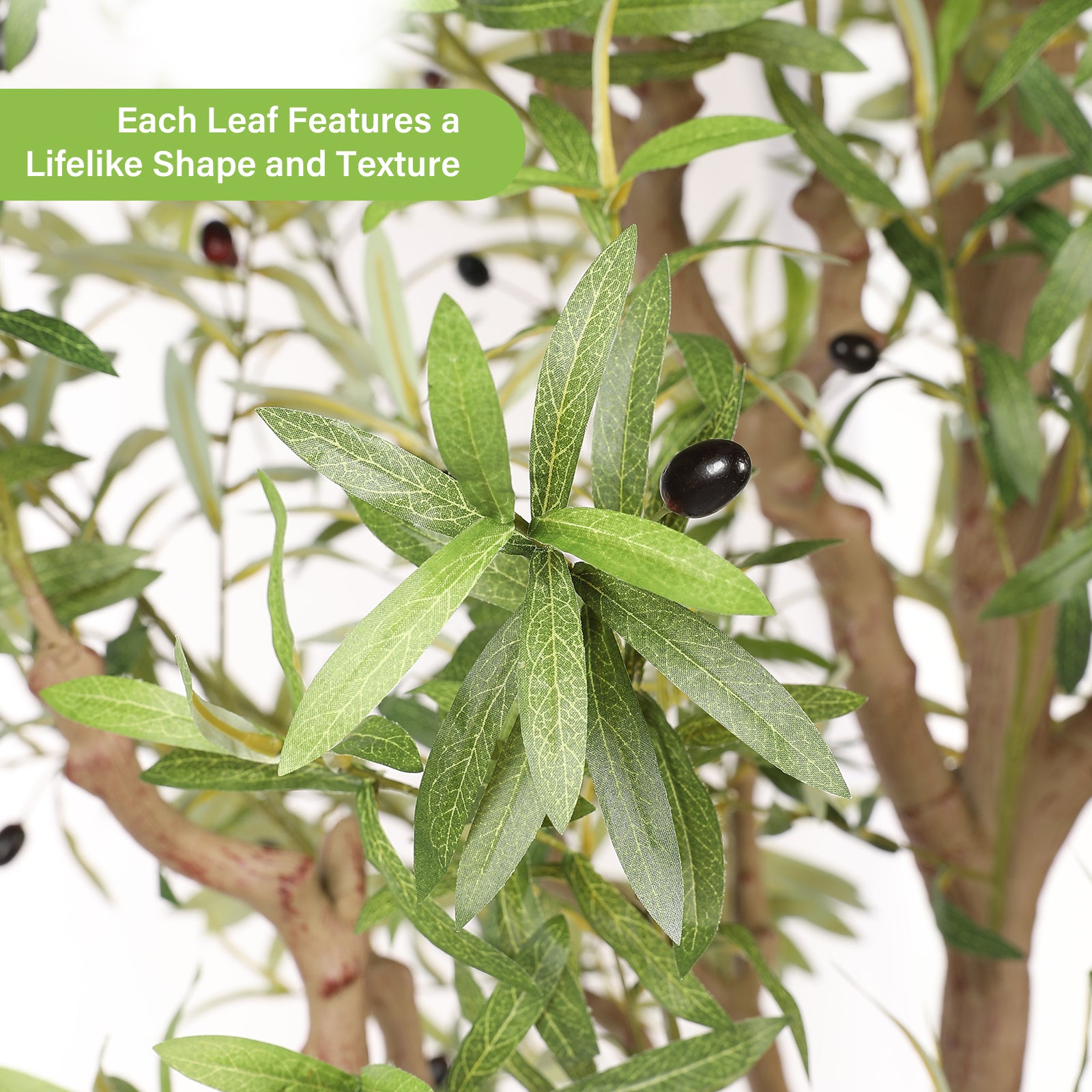 10’ Realistic Leaves Olive Tree