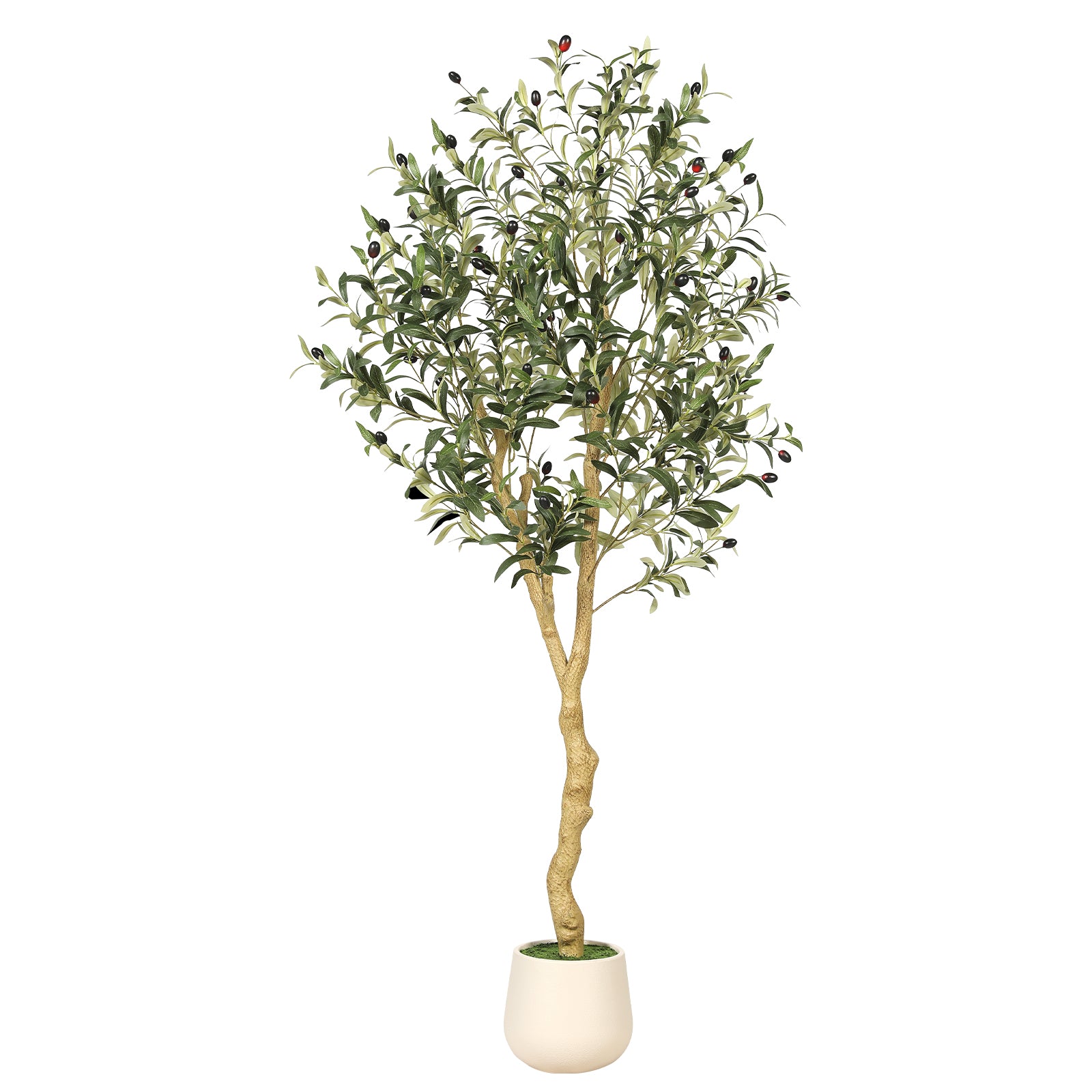 6' Artificial Olive Tree with Pots