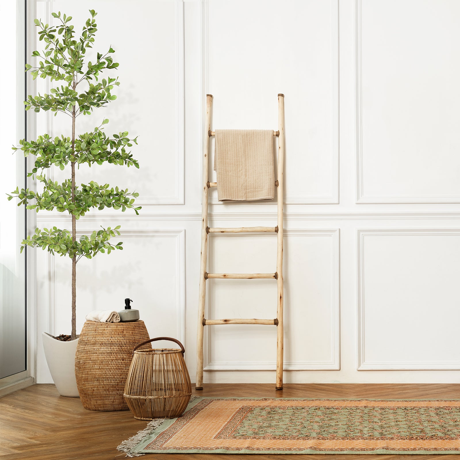 7' Black Olive Silk Tree