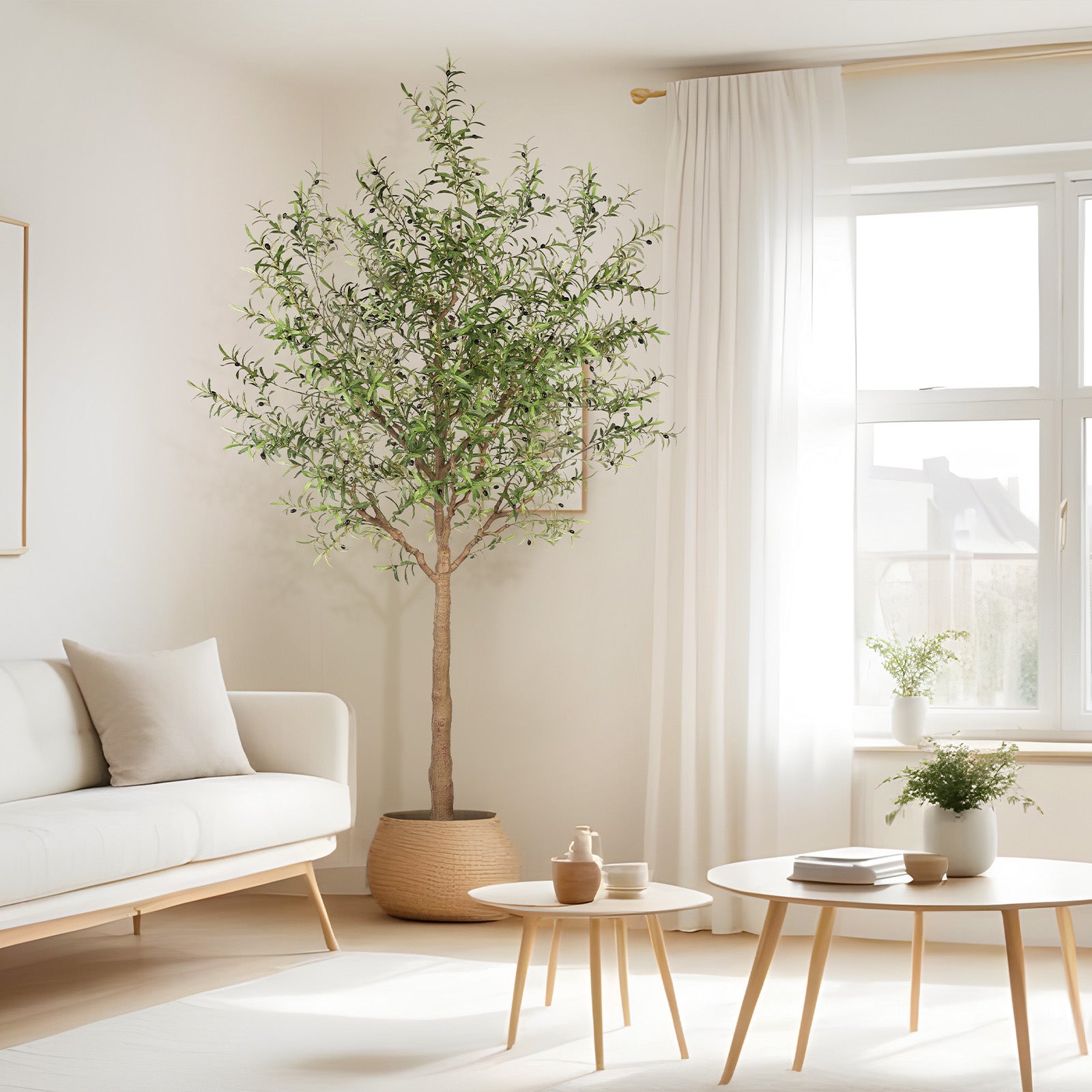 10’ Realistic Leaves Olive Tree