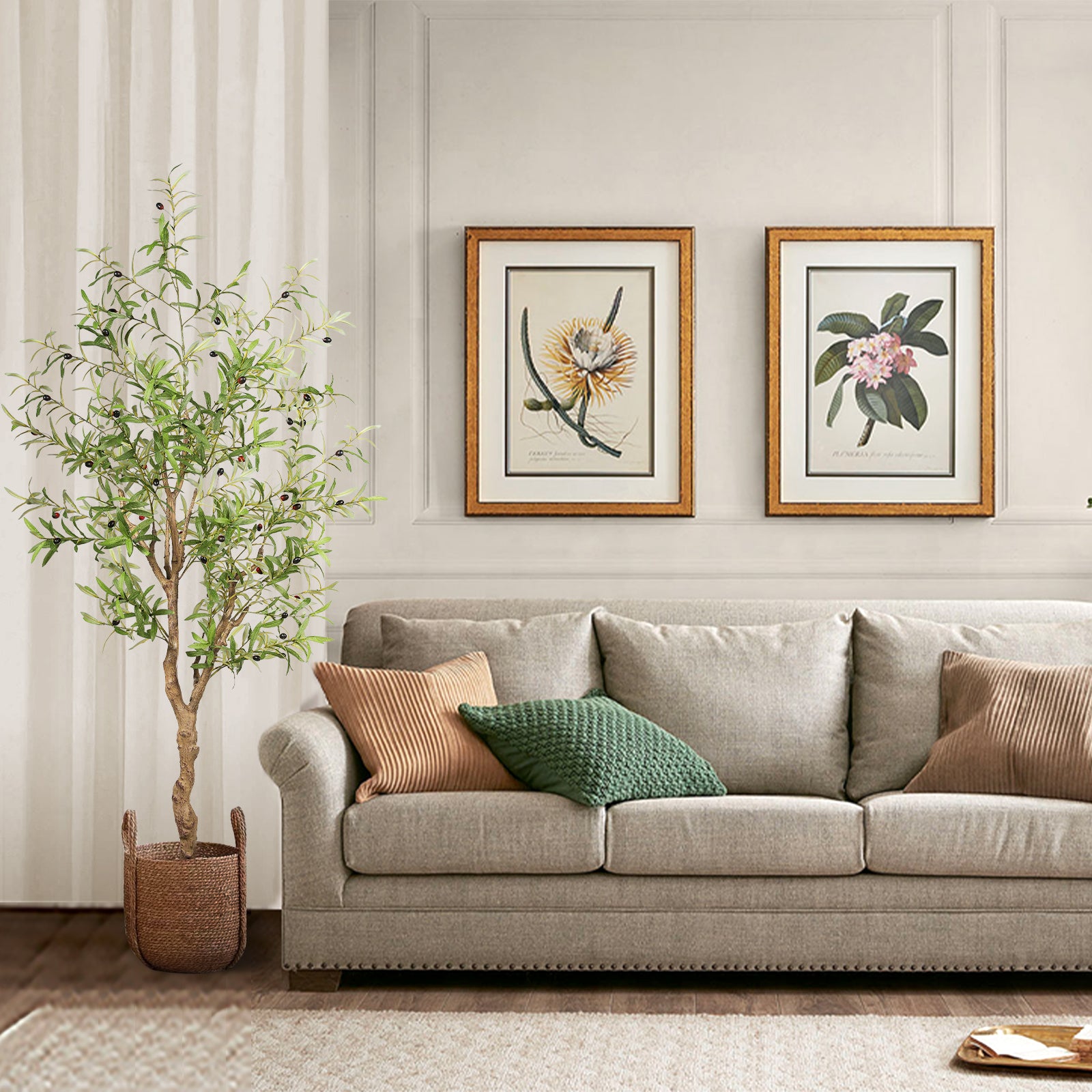 6’ Realistic Leaves Olive Tree