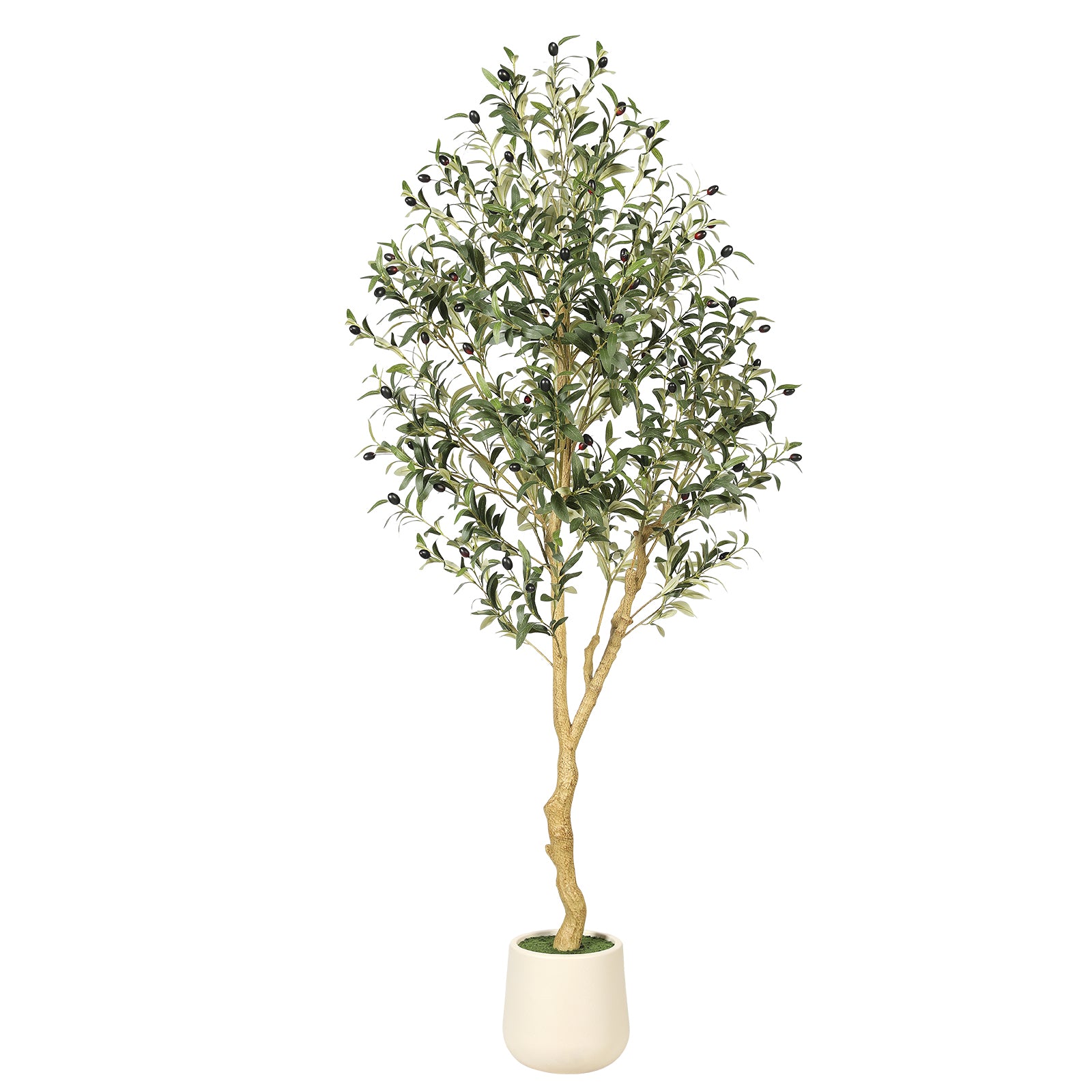 6ft Artificial Olive Tree with Pots