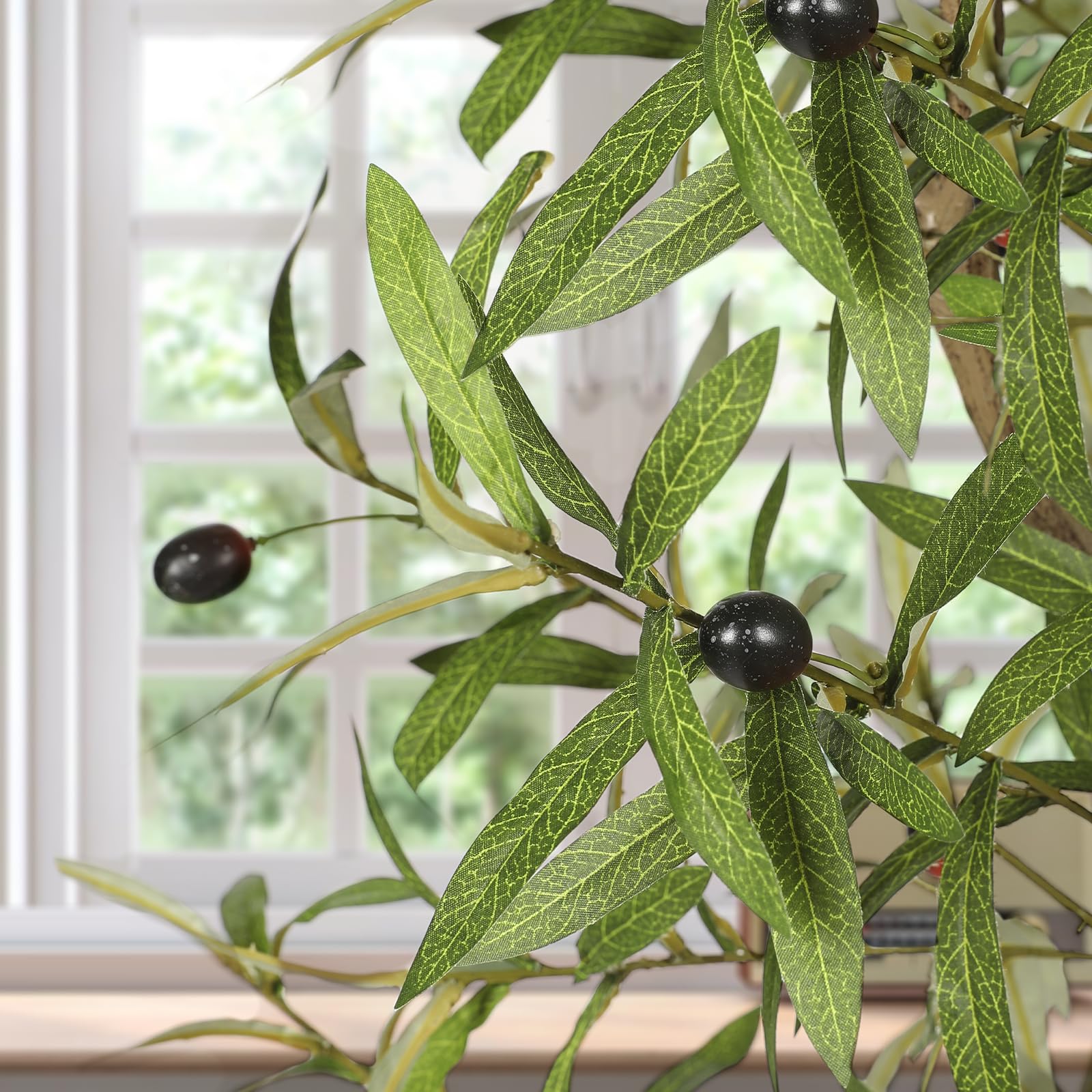 7’ Realistic Leaves Olive Tree
